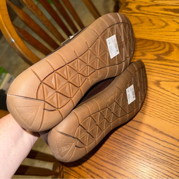 Clarks Flexway Band Loafers Mens Size 11 Brown Leather Extreme Comfort Slip On main image 5